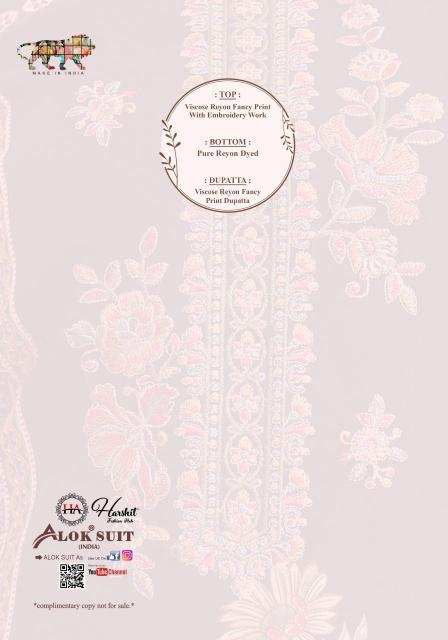 Alok suit nasreen-3 Bulk dress material suppliers in Mumbai