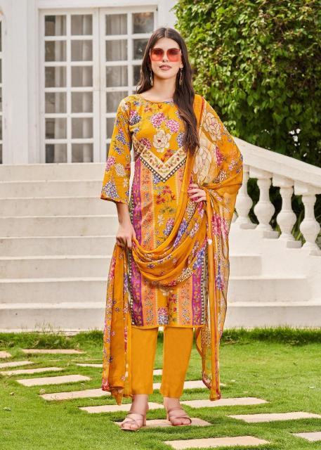 Alok suit ocean Wholesale unstitched dress materials in Hyderabad