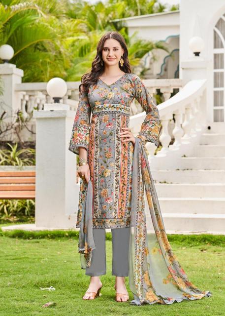 Alok suit ocean Wholesale unstitched dress materials in Hyderabad