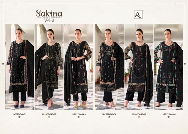Alok suit sakina-6 Cheap dress materials in Kolkata
