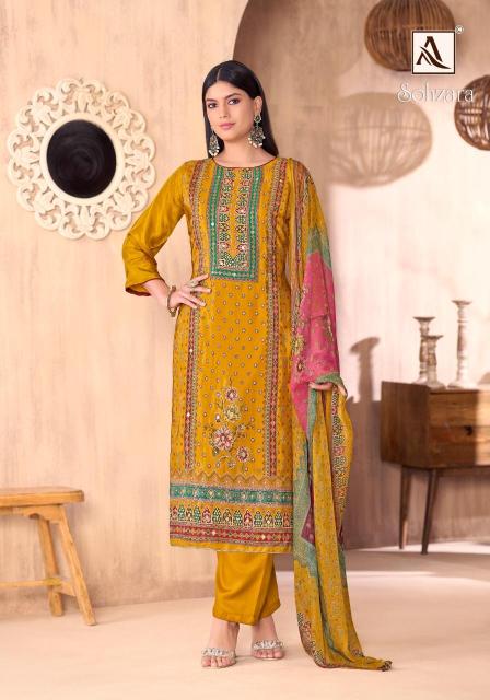 Alok suit sohzara Wholesale dress materials market in Mumbai