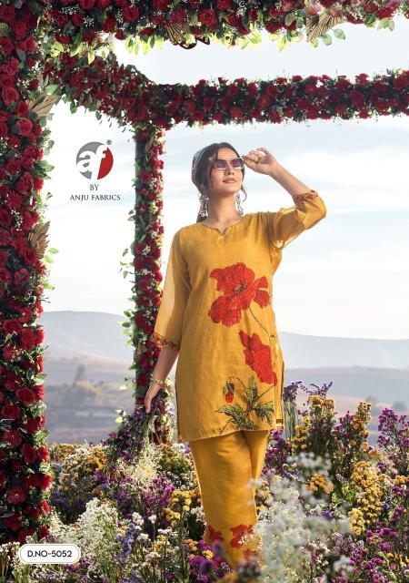 Anju fabrics royal peacock coord set Kurti wholesalers in Pune