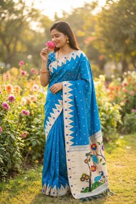 Anupama sindoor paithani top 5 saree manufacturer in Kolkata