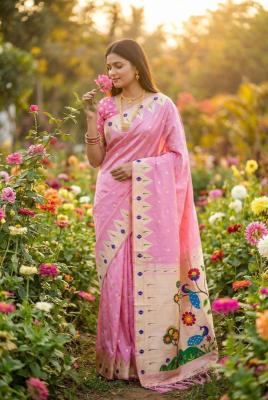 Anupama sindoor paithani top 5 saree manufacturer in Kolkata