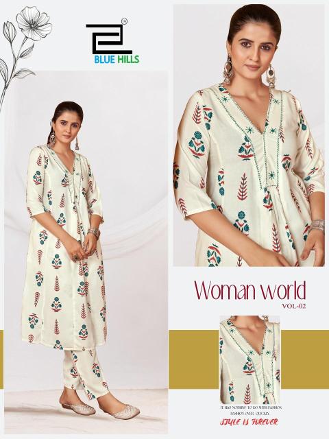 Blue hills woman world vol.2 coord set  Kurti distributor in Ahmedabad