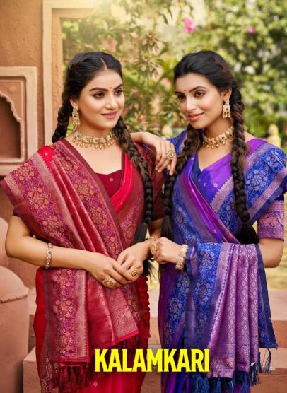 Bunawat - Kalamkari Traditional sarees wholesale in Delhi