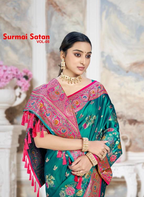 Bunawat - Surmai Satan 05 Surat saree online
