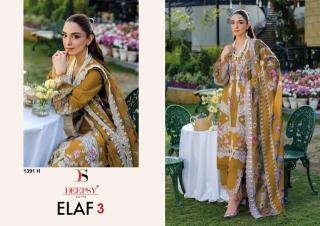 Deepsy elaf luxury super hit lawn d.no-1391 Mumbai textile market Salwar Kameez