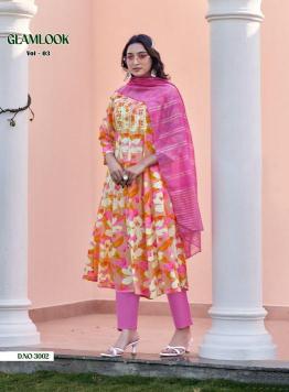 Diya glamlook vol 3 Kurti suppliers