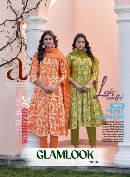 Diya glamlook vol 3 Kurti suppliers