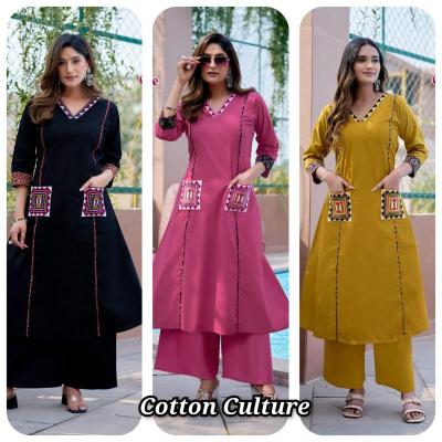 Diya trends cotton culture coord set Kurti manufacturers in Ahmedabad