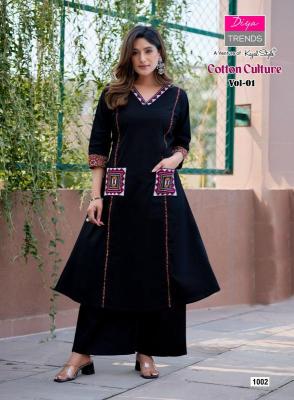 Diya trends cotton culture coord set Kurti manufacturers in Ahmedabad
