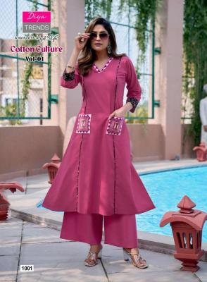 Diya trends cotton culture coord set Kurti manufacturers in Ahmedabad