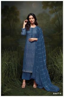 Ganga bhanavi 3677 Dress material suppliers in Mumbai