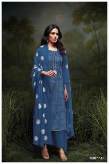 Ganga bhanavi 3677 Dress material suppliers in Mumbai