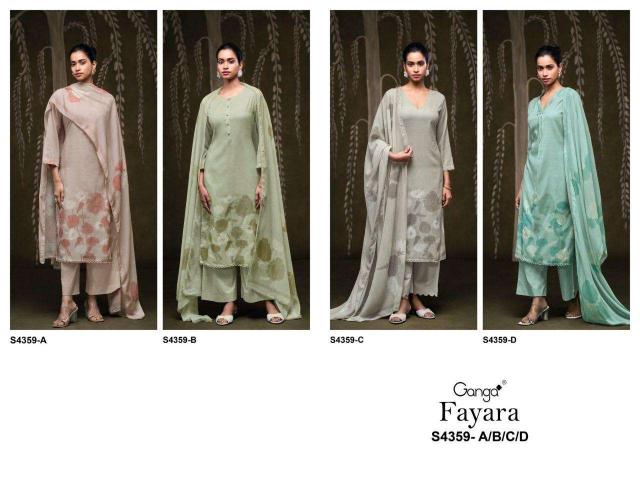 Ganga fayara 4359 Affordable dress material in Ahmedabad