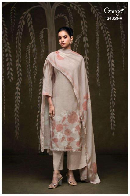 Ganga fayara 4359 Affordable dress material in Ahmedabad