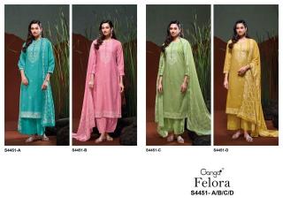 Ganga felora 4451 Wholesale designer dress materials