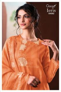 Ganga ieris 4582 Wholesale designer dress materials in Hyderabad