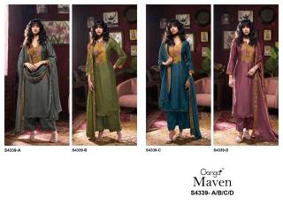 Ganga maven 4339 Dress material online shopping
