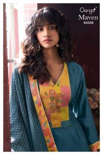 Ganga maven 4339 Dress material online shopping