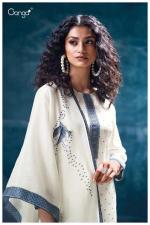 Ganga oviya 3609 Printed dress material wholesalers in Mumbai