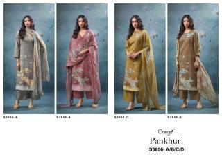 Ganga pankhuri 3656 Dress material for women