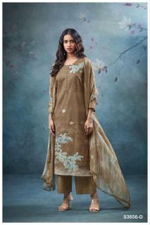 Ganga pankhuri 3656 Dress material for women