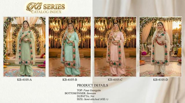 Kb series eid special pakistani Suits exporters in Kolkata