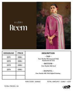 Kilory reem Unstitched dress materials in Hyderabad.