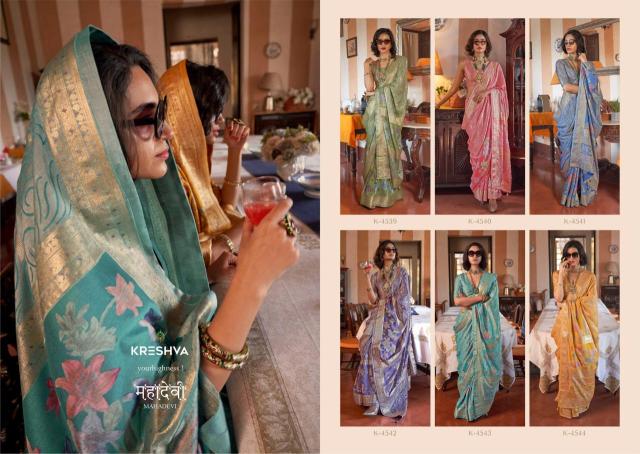 Kreshva mahadevi Wholesale saree market in Kolkata