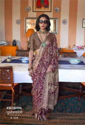 Kreshva sulochnadevi  Designer saree market in Kolkata