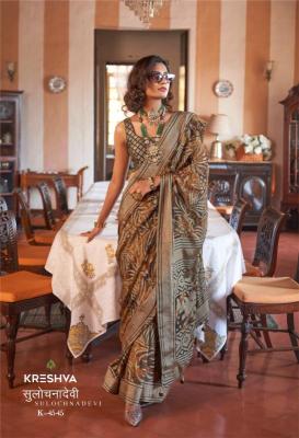 Kreshva sulochnadevi  Designer saree market in Kolkata