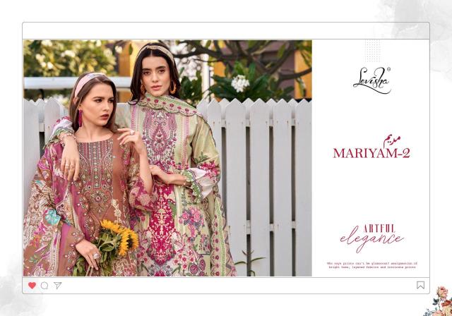 Levisha mariyam-2 Designer dress materials in Gujarat
