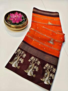 Malhar aktara Saree wholesale market in India