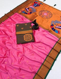 Malhar jijau paithani silk Traditional saree shops in Kolkata