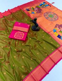 Malhar jijau paithani silk Traditional saree shops in Kolkata