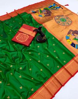 Malhar jijau paithani silk Traditional saree shops in Kolkata