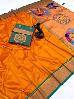 Malhar jijau paithani silk Traditional saree shops in Kolkata