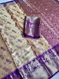 Malhar kanjivaram silk Saree manufacturers in Ahmedabad