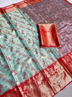 Malhar kanjivaram silk Saree manufacturers in Ahmedabad