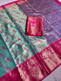 Malhar kanjivaram silk Saree manufacturers in Ahmedabad