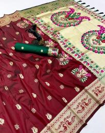Malhar mayurika paithani Saree stores in Ahmedabad