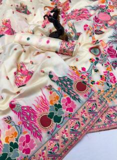 Malhar pashmina vol-5 Saree manufacturers in Delhi