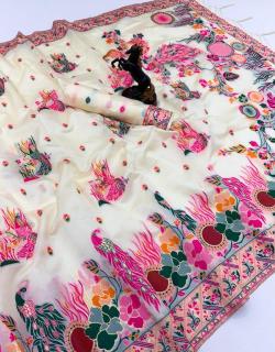 Malhar pashmina vol-5 Saree manufacturers in Delhi