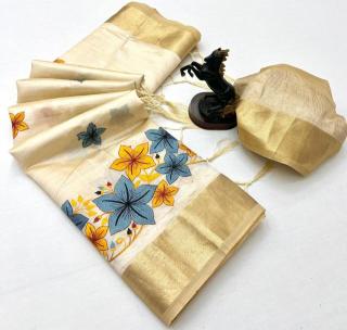 Malhar tissue kerala Wholesale saree shops in Delhi