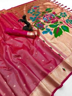 Malhar tissue paithani-vol-3 Indian Saree manufacturers