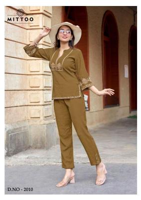 Mittoo korra vol 2 coord set Kurti wholesalers in Ahmedabad