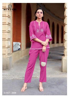 Mittoo korra vol 2 coord set Kurti wholesalers in Ahmedabad