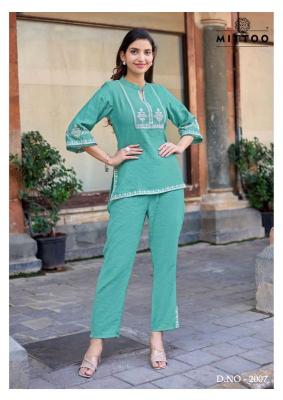 Mittoo korra vol 2 coord set Kurti wholesalers in Ahmedabad